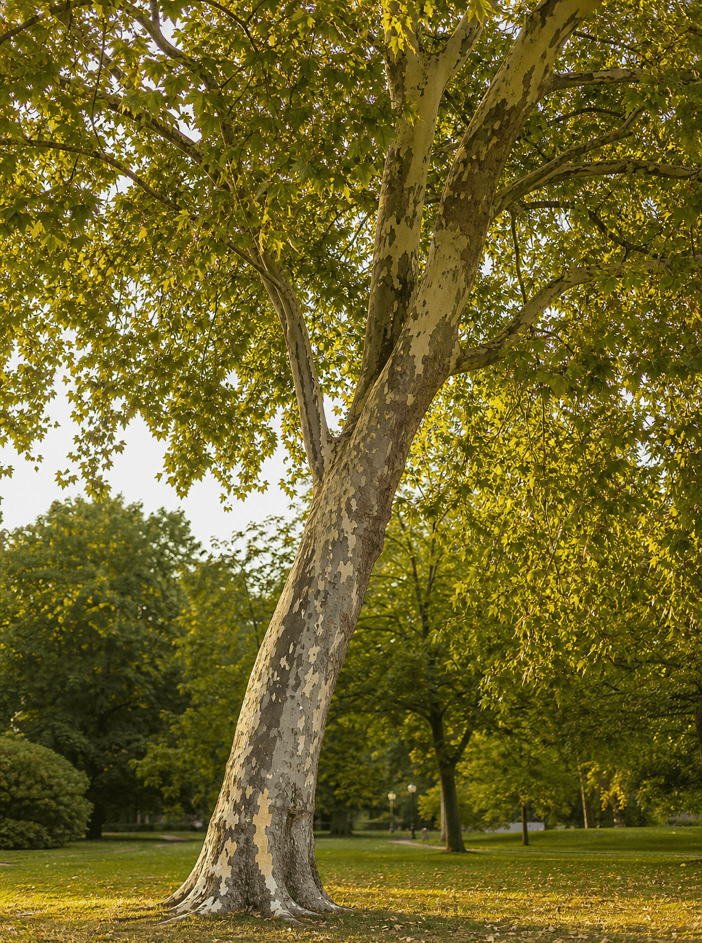 The leaning one — London plane